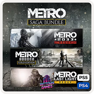 Conjunto Metro Saga PS4 PS5 Mídia Digital