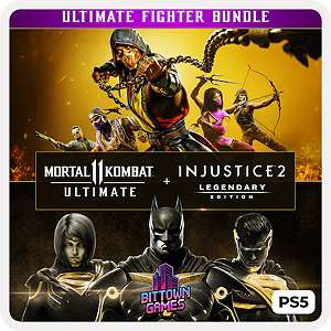 Mortal Kombat 11 Ultimate + Injustice 2 Edição Lendária PS5 Mídia Digital