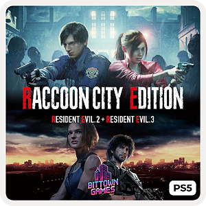 Resident Evil 2 + 3 Raccoon City Edition PS5 Mídia Digital