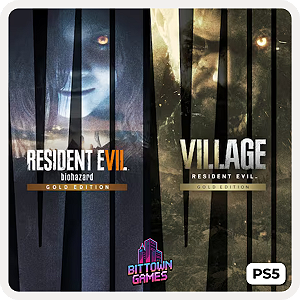 Resident Evil 7 Gold Edition + Village Gold Edition PS5 Mídia Digital