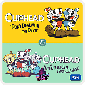 Cuphead + DLC The Delicious Last Course PS4 Mídia Digital