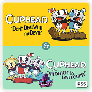 Cuphead + DLC The Delicious Last Course PS5 Mídia Digital
