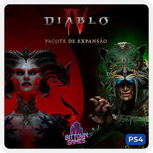 Diablo IV 4 + Vessel of Hatred PS4 Mídia Digital