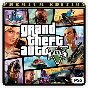 GTA Grand Theft Auto V 5 Edição Premium PS5 Mídia Digital