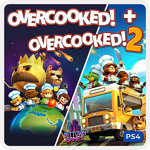 Overcooked! + Overcooked! 2 PS4 Mídia Digital