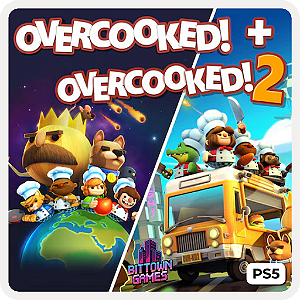 Overcooked! + Overcooked! 2 PS5 Mídia Digital