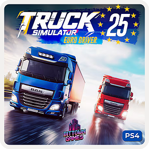Truck Simulator 25: Euro Driver PS4 Mídia Digital