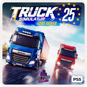 Truck Simulator 25: Euro Driver PS5 Mídia Digital