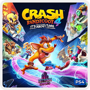 Crash Bandicoot 4 It's About Time PS4 Mídia Digital