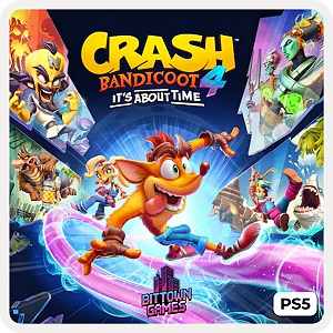 Crash Bandicoot 4 It's About Time PS5 Mídia Digital