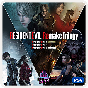 Resident Evil Remake Trilogy PS4 Mídia Digital