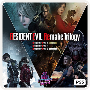 Resident Evil Remake Trilogy PS5 Mídia Digital