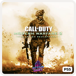 Call of Duty Modern Warfare 2 Campaign Remastered PS5 Mídia Digital