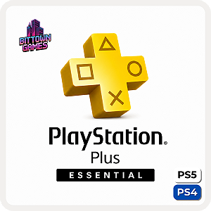 PSN Plus Essencial Essential PS4 ou PS5 Mídia Digital