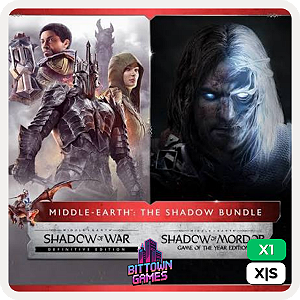Pacote Terra Média: Sombras de Mordor + Sombras da Guerra Xbox One | Xbox Series Mídia Digital