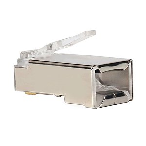 Conector Cat 5 RJ 45 Blindado