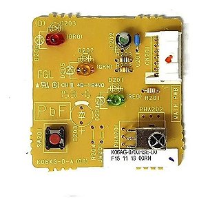 Placa Display Cassete, Duto Ar-Condicionado Fujitsu 18 a 36 mil BTUs 9707371024