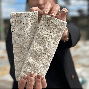 Travertino Romano Rockface Light 7,5x20