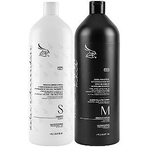 Kit Progressiva Zap Shampoo Detox + Máscara Me Leva Black 1L
