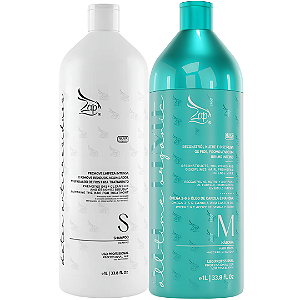 Kit Progressiva Zap Shampoo Detox + Máscara All Time Organica 1L