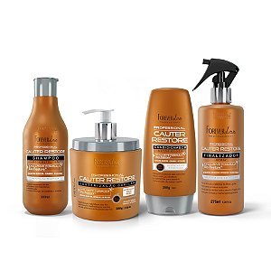 Kit Cauter Restore Forever Liss Completo Cauterização Capilar