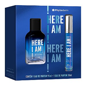 Kit Phytoderm Eau De Perfum Here I Am 95ml  30ml Original