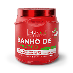 Máscara Banho de Verniz Morango Forever Liss 1kg