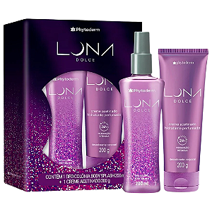 Kit Phytoderm Luna Dolce Body Splash 200ml + Creme Acetinado 200g