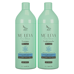 Zap Kit Me leva Shampoo e Condicionador Babosa & Vitaminas A + E 1L