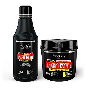 Kit Forever Liss Anabolizante - Nutrição e Crescimento Capilar