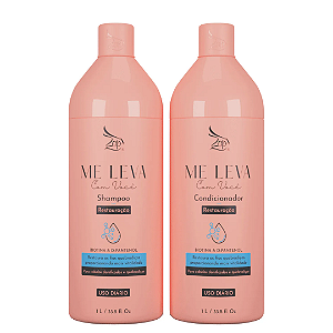 Zap Kit Me leva Shampoo e Condicionador Biotina & D-Pantenol 1L