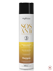 Shampoo Reconstrução Sos Antiemborrachamento 300ml - Myphios
