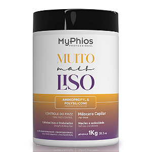 Máscara Hidratação Capilar Muito Mais Liso 1Kg - Myphios