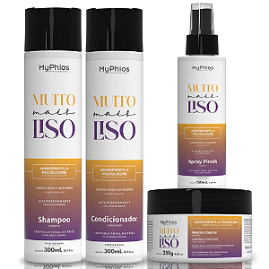 Kit Completo Hidratação Capilar Muito Mais Liso Myphios