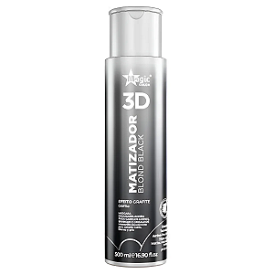 Matizador Magic Color Blond Black 3d Efeito Grafite 500ml