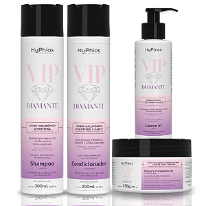 Kit Completo Harmonização Capilar Vip Diamante 300ml - Myphios