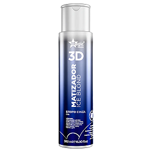 Matizador Magic Color Ice Blond 3d Efeito Cinza 500ml