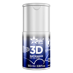 Matizador Magic Color Ice Blond 3d Efeito Cinza 100ml