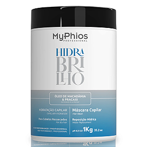 Máscara 1kg Hidra Brilho Myphios