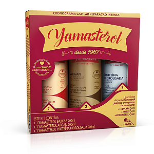 Kit Yamá Yamasterol Cronograma Reparação Intensa Original!
