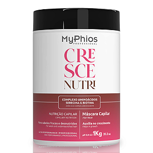 Máscara Nutrição Capilar Cresce Nutri 1kg Myphios