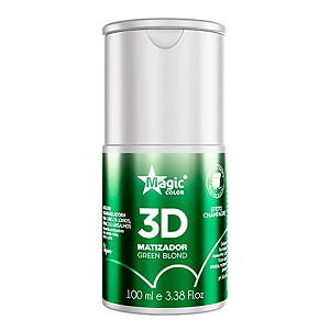 Matizador 3d Magic Color Green Blond Efeito Champagne 100ml