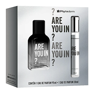 Kit Phytoderm Eau De Parfum Are You In 95ml + 30ml Original!
