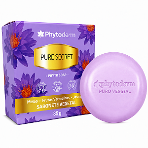 Sabonete Phytoderm Soap Pure Secret Barra 85g Original!