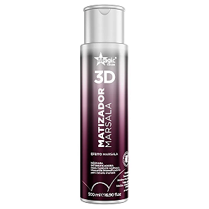 Matizador Magic Color Marsala 3d Efeito Marsala 500ml
