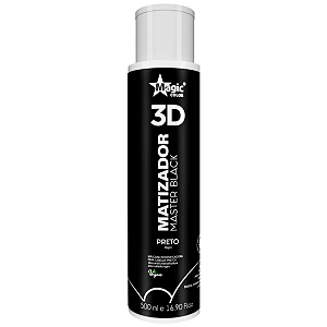 Matizador 3d Magic Color Master Black Preto 500ml