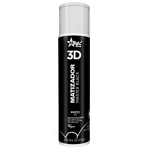 Matizador 3d Magic Color Master Black Efeito Preto 300ml