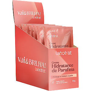 Caixa C/12 Creme Hidratante Parafina Vai & Brilha Labotrat