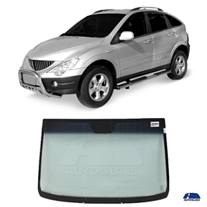 Parabrisa sangyong Actyon Kyron 2007 a 2012 Verde Faixa Azul Fanavid