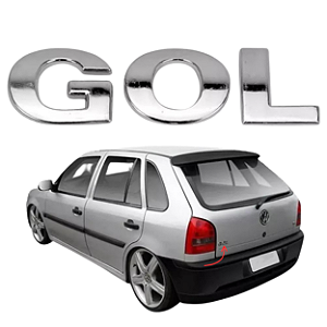Emblema Gol G3 99 2000 2001 2002 2003 2004 2005 Cromado